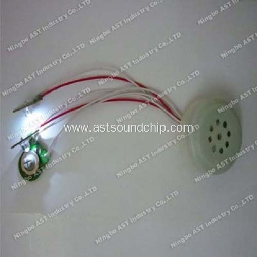 LED Mini Music Box, Sound Recorderwith LED, Toy Recorder, Mini Sound Recorder